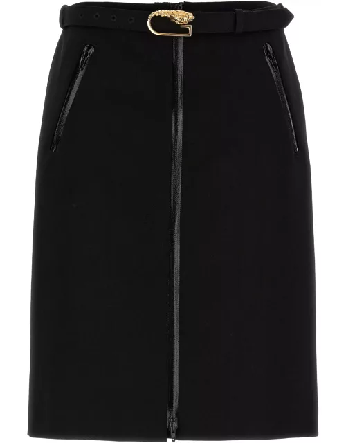 Gucci Wool Skirt With Removable Belt