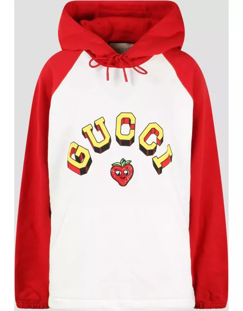 Gucci Cotton Jersey Hooded Sweatshirt