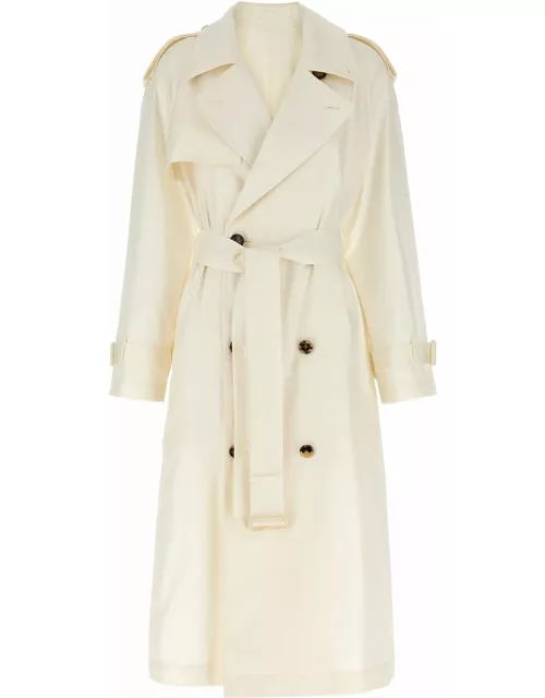 Burberry Long Silk Trench Coat
