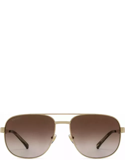 Gucci Eyewear Gg1223s Gold Sunglasse