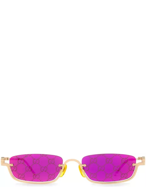 Gucci Eyewear Gg1278s Gold Sunglasse