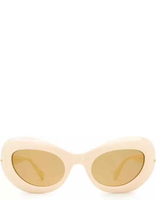 Gucci Eyewear Gg0990s White Sunglasse