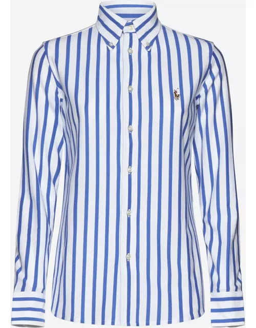 Pinstriped Cotton Shirt Polo Ralph Lauren