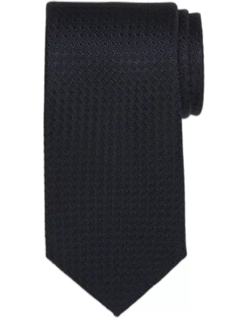 JoS. A. Bank Men's Traveler Collection Tonal Diamond Tie, Black, One