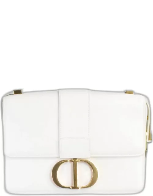 Dior Cream Leather 30 Montaigne Shoulder Bag