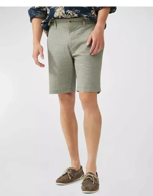 Men's Phillipstown Micro-Printed Bermuda Shorts, 9" Insea