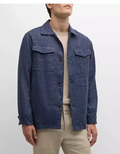 Men's The Cascades Linen-Wool Shirt Jacket