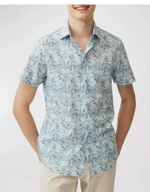 Men's Cherry Tree Bay Cotton Short-Sleeve Shirt