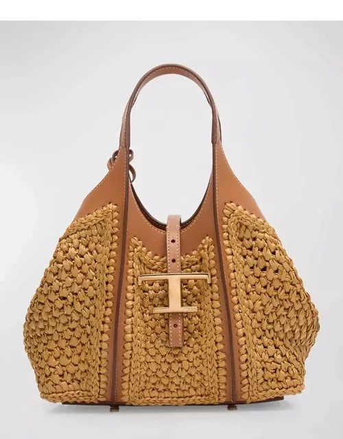 Mini Crochet Shopping Top-Handle Bag