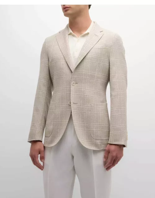 Men's Wool Plaid Sport Coat