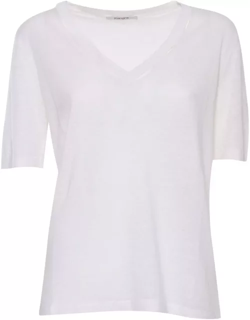 Kangra White Short-sleeved Shirt