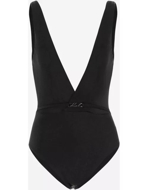 Karl Lagerfeld One Piece Swimsuit With Logo