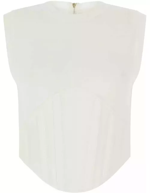 Dion Lee White Cotton Top