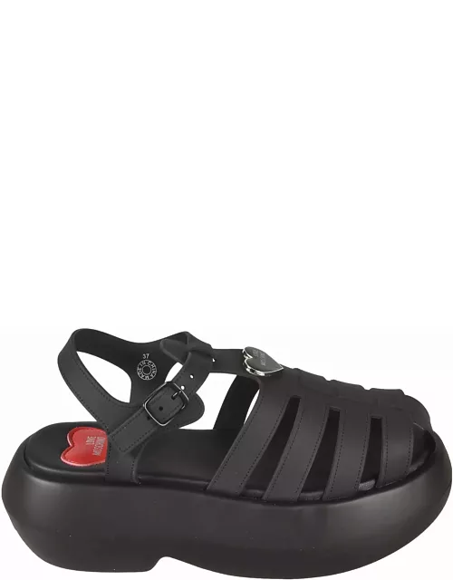 Love Moschino Platform Backstrap Sandal