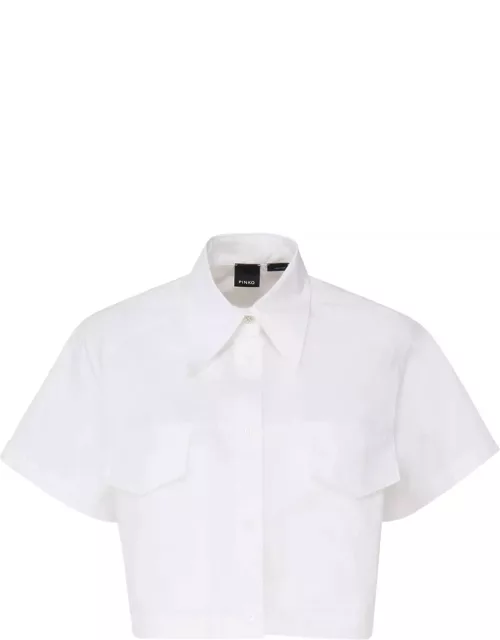 Pinko Cotton Crop Shirt