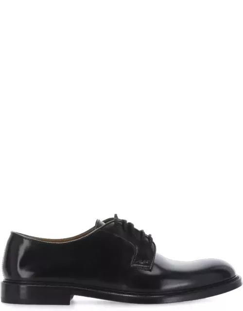 Doucal's Smooth Leather Lace-up Shoe