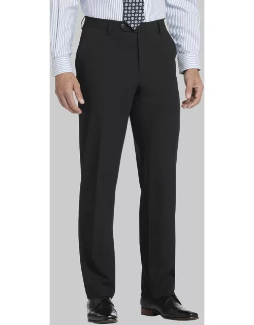 JoS. A. Bank Men's Traditional Fit Suit Pants, Black, 35x32 - Suit Separate