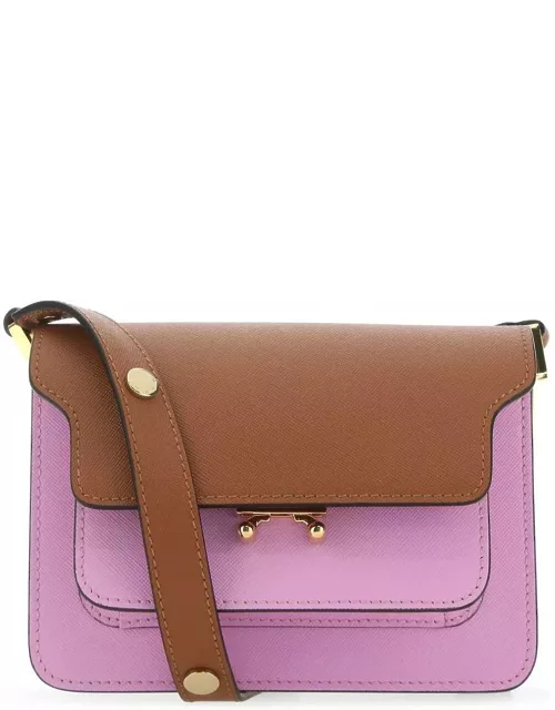 Marni Trunk Colour-block Mini Shoulder Bag