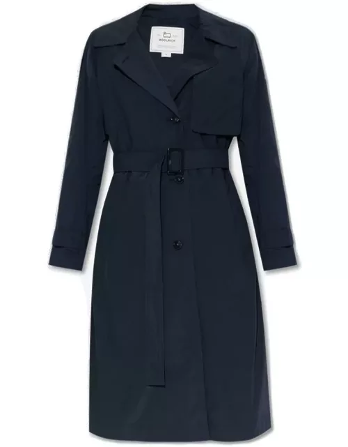 Woolrich Belted Button-up Trench Coat
