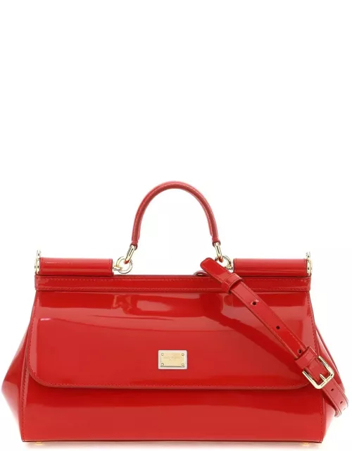Dolce & Gabbana Patent Leather Medium New Sicily Bag