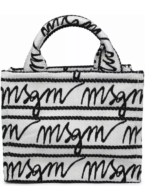 MSGM Small tote Two-tone Tela Bag