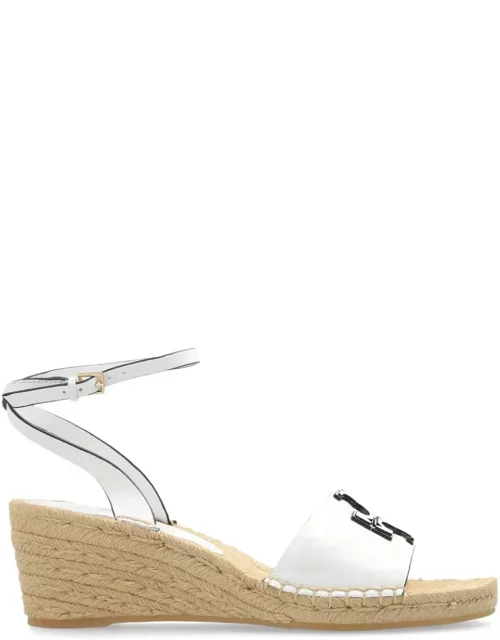 Tory Burch Double-t Wedge Espadrille