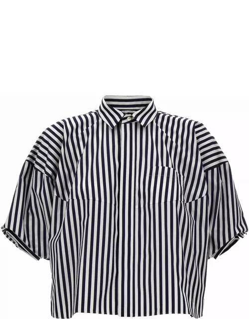 Sacai Striped Poplin Shirt