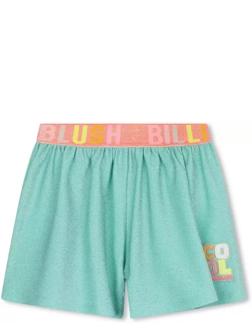 Billieblush Shorts Con Applicazione Logo