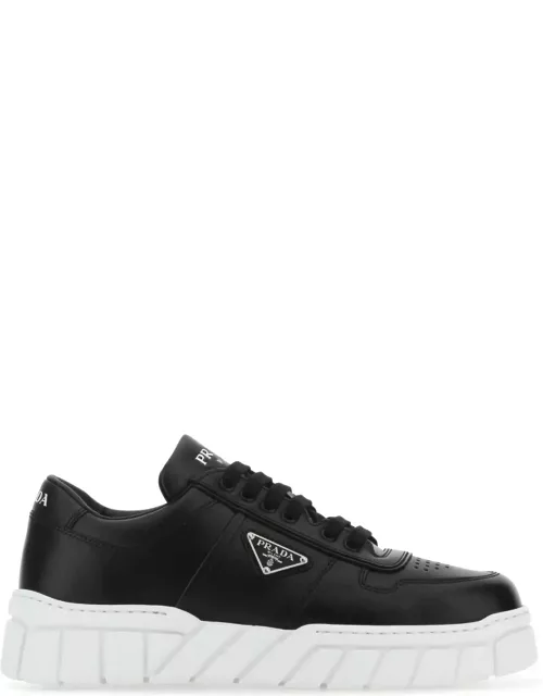 Prada Black Leather Sneaker