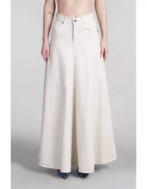 Haikure Serenity Skirt In Beige Cotton