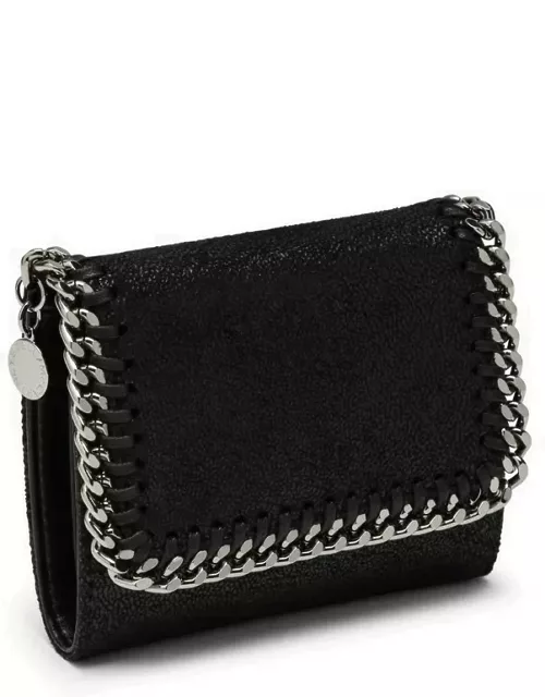 Black small Falabella wallet