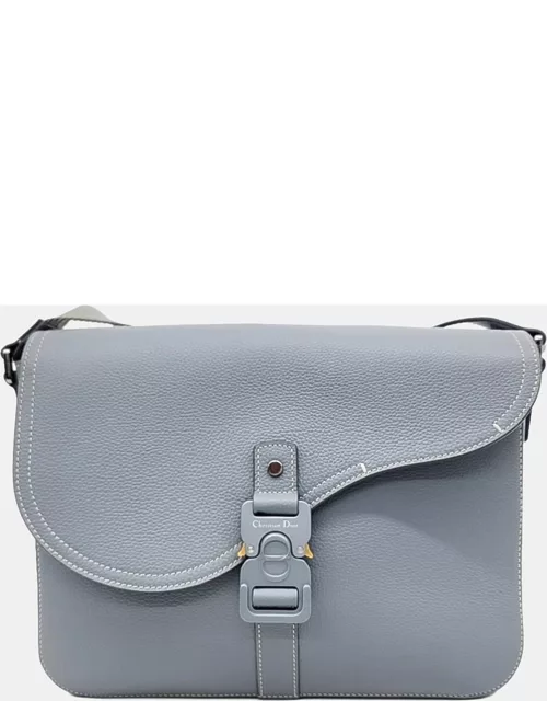 Dior Homme Blue Grey Saddle Messenger Bag