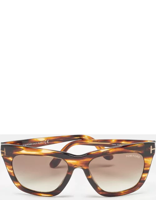 Tom Ford Brown Gradient TF361 Celina Wayfarer Sunglasse