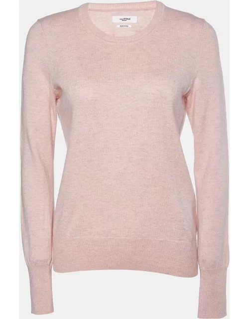 Isabel Marant Etoile Pink Cotton & Wool Knit Sweater