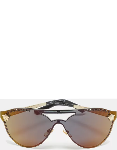 Versace Black MOD 2161-B Glam Medusa Cat Eye Sunglasse