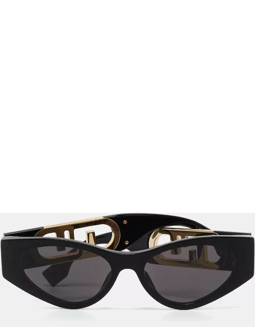 Fendi Black O'Lock FE400491 Cat Eye Sunglasse
