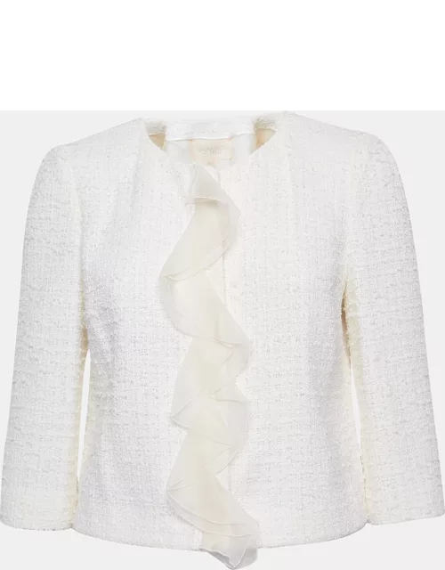 Giambattista Valli White Tweed Jacket