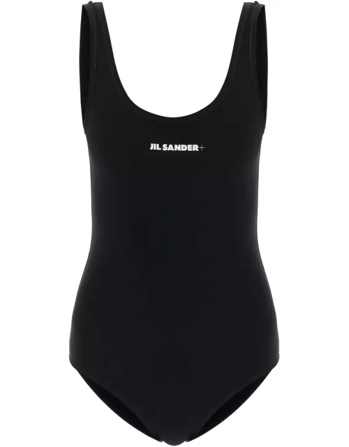 Jil Sander Black Swimsuit In Polyamide Blend