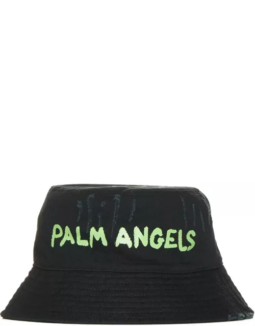 Palm Angels Seasonal Logo Bucket Hat