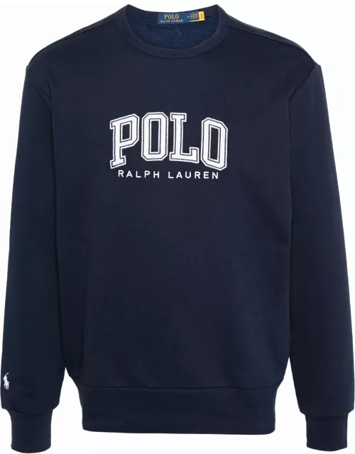 Ralph Lauren Blue Cotton Blend Sweatshirt
