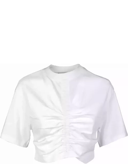 SEMICOUTURE White Cotton T-shirt
