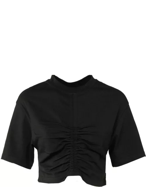 SEMICOUTURE Black Cotton T-shirt