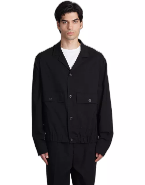Mauro Grifoni Casual Jacket In Black Woo