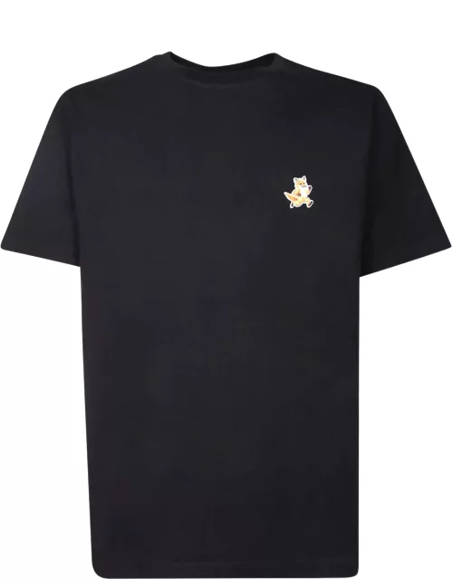Maison Kitsuné Speedy Fox Black T-shirt