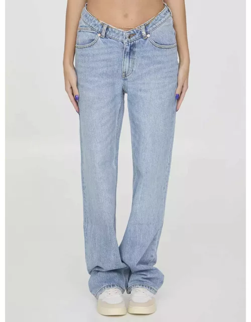 Alexander Wang Denim Jeans With Nameplate