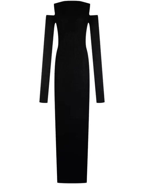 Rick Owens Cape-sleeved Knit Dres