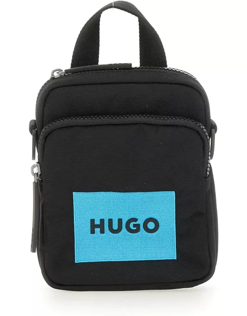 hugo shoulder bag with logo