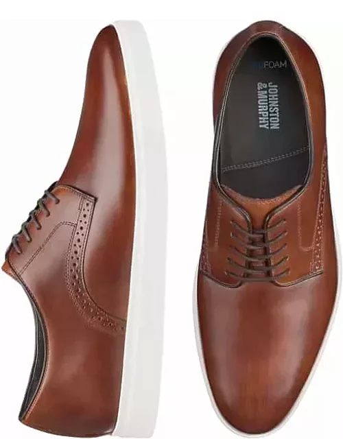 Johnston & Murphy Men's Brody Plain Toe Dress Sneakers Brown