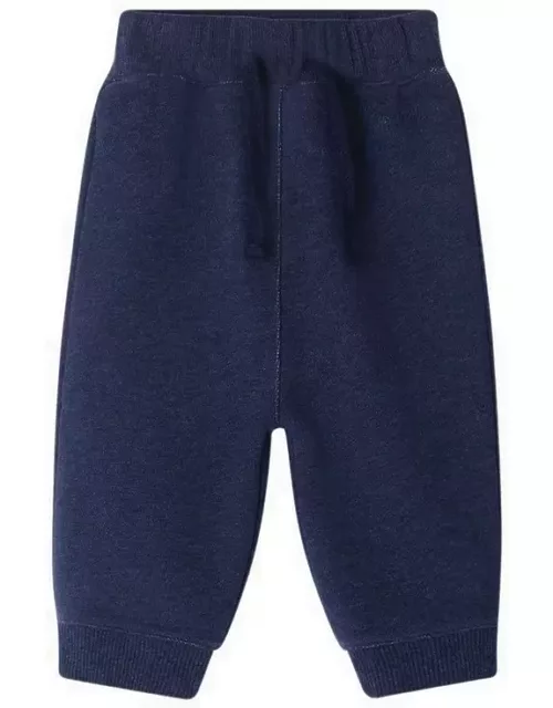 Bambo indigo blue cotton jogging trouser
