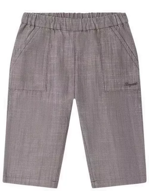 Slate grey cotton Thursday trouser